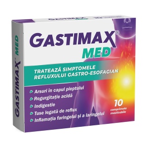 Gastimax Med x 10 comprimate masticabile