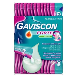 Gaviscon Forte Mentol, suspensie orala x 12 plicuri