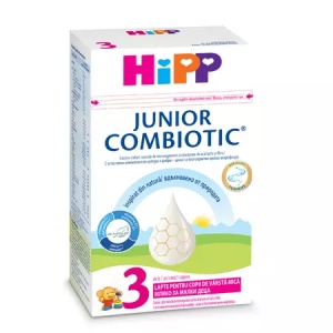 Hipp Junior Combiotic 3, formula de lapte praf de crestere de la 1 an x 500 grame