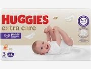 Huggies Extra Care chilotei nr. 3 (6-11 kg) x 48 bucati