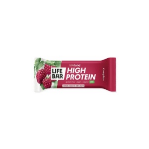 Lifebar Baton raw vegan BIO cu zmeura x 40 grame