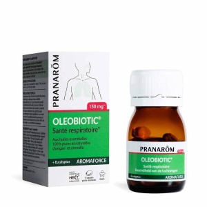 Oleobiotic Sanatate Respiratorie cu uleiuri esentiale x 15 capsule gastrorezistente