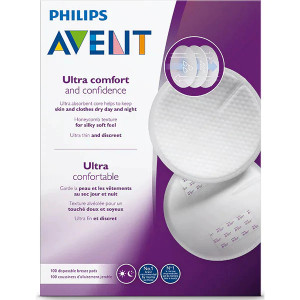Philips Avent Tampoane pentru san de unica folosinta x 100 bucati