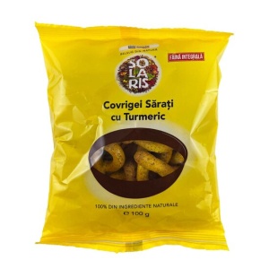 Solaris Covrigei sarati cu Turmeric x 100 grame