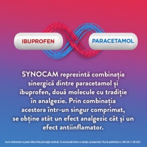 Synocam 200mg/500mg x 10 comprimate - Img 2