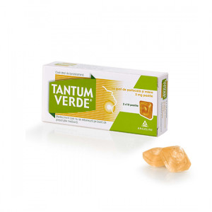 Tantum Verde cu Portocala si Miere x 20 tablete