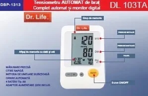 Tensiometru automat pentru brat Dr. Life - Img 2