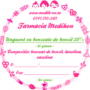 Unguent cu Benzoat de benzil 25% x 50 grame (tratament scabie) - Img 2