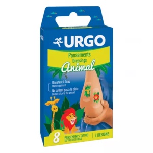 Urgo Jungle Tattoo plasturi pentru copii x 8 bucati