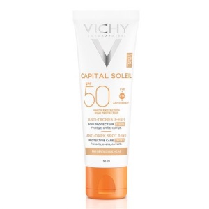 Vichy Capital Soleil Crema colorata 3in1 anti-pete pigmentare cu protectie solara SPF50+ x 50ml - Img 2