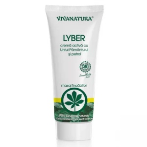 Vivanatura Lyber Crema activa cu Untul Pamantului si Petrol x 75ml