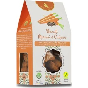 Ambrozia Biscuiti vegani cu morcovi si cuisoare x 130 grame