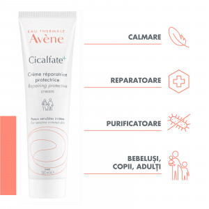 Avene Cicalfate+ crema reparatoare si protectoare x 100ml - Img 3