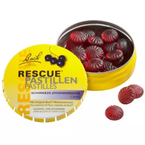 Bach Rescue Nights Remediu floral dropsuri cu aroma de coacaze negre x 50 grame