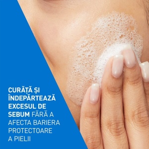 Cerave Gel de curatare spumant pentru piele normal-grasa x 976ml - Img 3