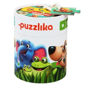 Cubika Puzzle din lemn Familia Potrivita