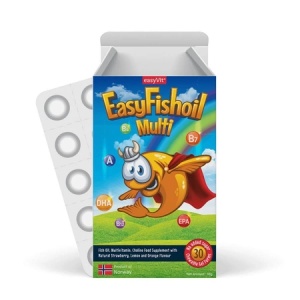 Easy Fishoil Multi x 30 comprimate masticabile
