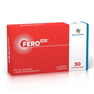 FeroRed Fier lipozomal x 30 capsule, Bleu Pharma