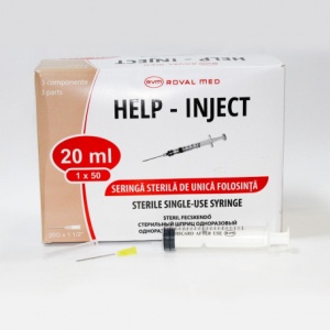 Help seringa de 20ml cu ac x 1 bucata