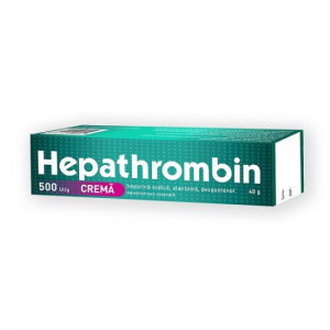 Hepathrombin 500UI/g crema x 40 grame