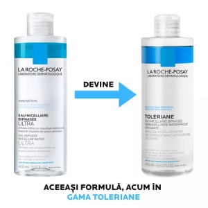 La Roche Posay Toleriane Apa micelara bifazica pentru piele si ochi sensibili x 400ml