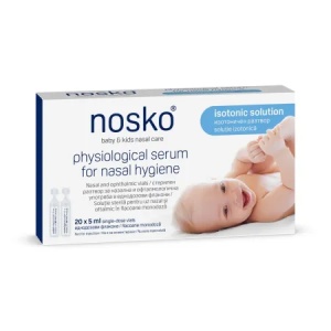 Nosko Ser fiziologic pentru igiena nazala 5ml x 20 fiole