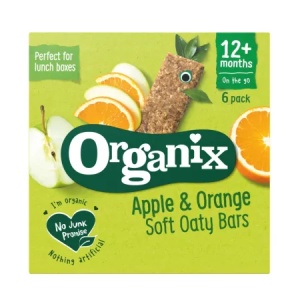 Organix Goodies Batoane din Ovaz integral cu mere si portocale 6 x 30 grame