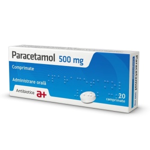 Paracetamol 500mg x 20 comprimate, Antibiotice