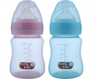 Primii Pasi biberon cu gat larg x 150ml (cod R0146) - Img 1