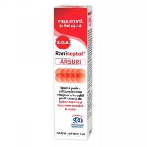Raniseptol Arsuri S.O.S Spuma cu 20% panthenol x 150ml