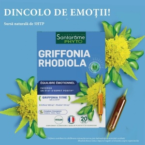 Santarome Griffonia Rhodiola Phyto x 20 fiole - Img 3