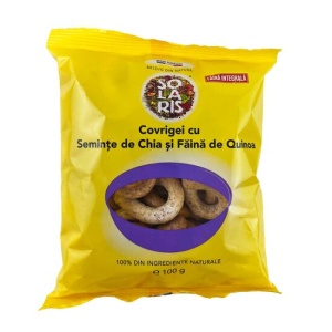 Solaris Covrigei cu Seminte de chia si faina de quinoa x 100 grame