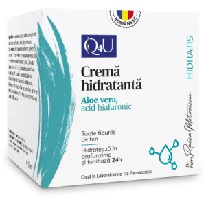 Tis crema hidratanta cu aloe vera si acid hialuronic Hidratis Q4U x 50ml