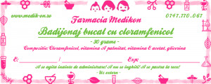 Badijonaj bucal cu cloramfenicol x 30ml - Img 2