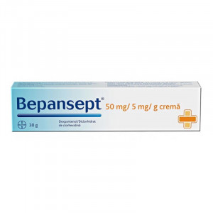 Bepansept 50mg/5mg/g crema x 30 grame