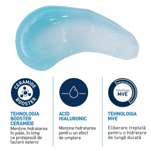 CeraVe Gel-crema cu acid hialuronic pentru hidratarea tenului HA Water Gel x 48 grame - Img 3