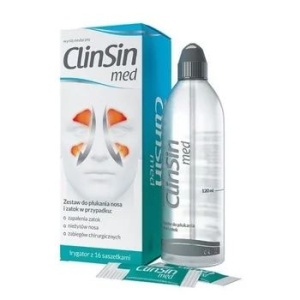 Clinsin Med Set pentru igiena nazala irigator +16 plicuri