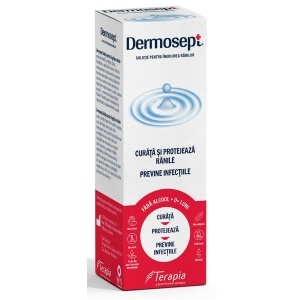 Dermosept spray solutie pentru ingrijirea ranilor x 60ml