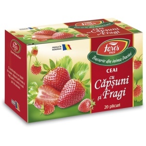 Fares Ceai cu Capsuni si Fragi x 20 plicuri