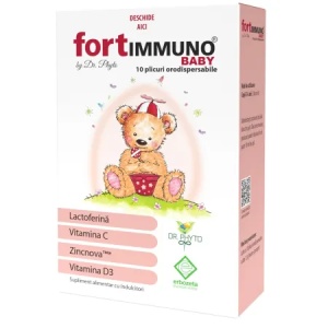 FortIMMUNO Baby x 10 plicuri orodispensabile, Dr. Phyto