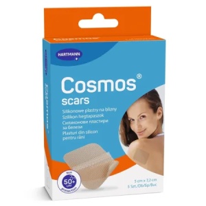 Hartmann Plasturi pentru ingrijirea cicatricilor Cosmos Scars, 5 cm x 7.2 cm, 5 bucati
