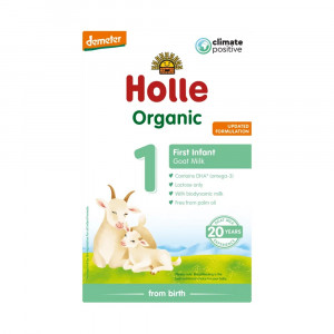 Holle Lapte praf organic de capra Formula 1, de la nastere x 400 grame