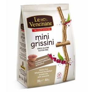 LeVeneziane Mini Grissini fara gluten cu Hrisca si Amarant x 250 grame