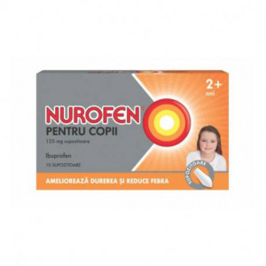 Nurofen pentru copii 125mg x 10 supozitoare