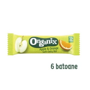 Organix Goodies Batoane din Ovaz integral cu mere si portocale 6 x 30 grame - Img 2
