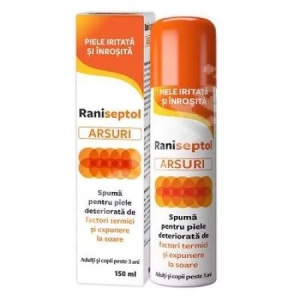 RaniSeptol Spuma tratare arsuri superficiale x 150ml