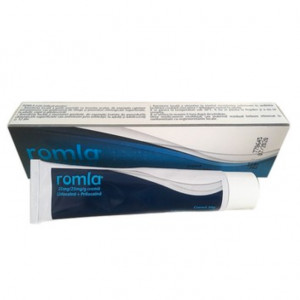 Romla crema anestezica cu lidocaina si prilocaina x 30 grame