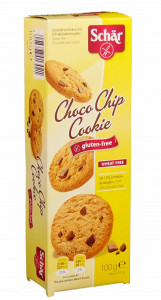 Schar Choco Chip Biscuiti fara gluten cu fulgi de ciocolata x 100 grame
