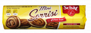 Schar Mini Sorrisi Biscuiti cu cacao si crema de vanilie fara gluten x 100 grame