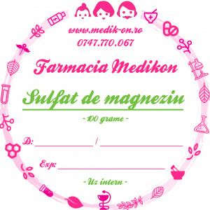 Sulfat de magneziu x 100 grame